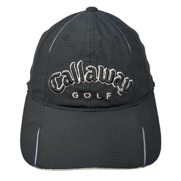 Callaway Golf Strapback Baseball Cap Black One Size Adjustable Embroidered - Picture 1 of 10